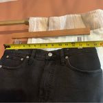 Madewell High-Rise Denim Shorts Lunar Wash Black Dark Gray Raw Hem NEW Size 28 Photo 5