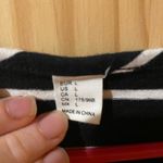 Black and White Striped Dress Size L Photo 2