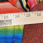 Love Spell 3X Colorful Stripe 1 Button Jacket Pockets Santa Fe Southwestern Boho Red Photo 8