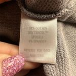 Garnet Hill Women's Gray Asymmetrical Zip-Up Hoodie Size L Relaxed Fit Photo 6