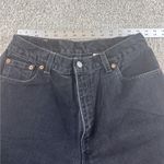 Levi's ‎ 550 Relaxed Fit Black Jeans Women's Classic Denim Pants size 12 women's Photo 2