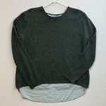 Elegant Dark Green Long Sleeve Women's Top Size XL Photo 0