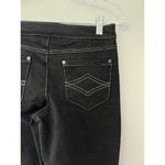 NWT Pajama Jeans Black Skinny Mid Rise Pull On Knit Loungepants Womens Sz XXS Photo 3