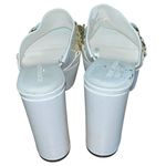 Karl Lagerfeld Haisley Patent Leather Platform heels Gold Charms Photo 2