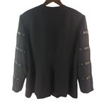 Donna Vinci 20 Vintage Black Beaded Trim Formal Dress Jacket Funeral Size undefined Photo 5
