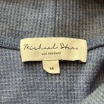 Evereve Michael Stars Blue  Marcy Camo Print Thermal Tunic Top Womens Medium Photo 3