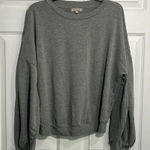 Wonderly  women’s gray oversized sweatshirt size small Photo 0