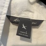 Eddie Bauer Womens Large White Full Zip All Purpose Windbreaker Jacket Photo 5