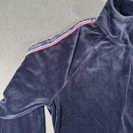 Lilly Pulitzer Lilly‎ Pulitzer Pullover Womens Large Velour Half Zip Long Sleeve Athletic Top Photo 2