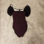 Wine colored leotard Red Photo 2