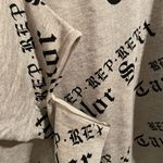Taylor Swift Rep Rep Rep Gray Zipper Sleeve Reputation Sweatshirt L Photo 2