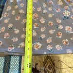 Lucky Brand  Printed Peasant Brown Pink Floral Top Blouse with Lace Trim SP Photo 6