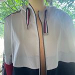 Tommy Hilfiger  Red and White Windbreaker Jacket Lightweight Athletic Style Photo 2