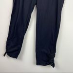 Sweaty Betty  Sz Medium Vinyasa Yoga Capri Leggings Ruched Hem Rolldown Waistband Photo 9