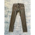 Rock Revival Gray Betty Skinny Jeans w Metallic Rhinestone Accents 28" Photo 1