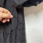 SheIn  Black Peplum Fitted Short Sleeve Blouse Photo 3