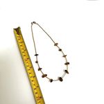 Gold tone tigers eye chip collar necklace Photo 6