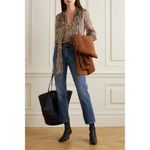 Veronica Beard đź’•VERONICAL BEARDđź’• Zaylee Tie-Bow Metallic Silk-Blend Blouse ~ Paisley Print 6 Photo 4