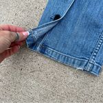 Levi's Vintage Y2K low rise bareback stretch button kick pleat hem Photo 6