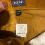 J.Crew  Mid Rise Skinny Micro Corduroy Pants 29 P Petite Golden Brandy Mustard Photo 2