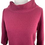 Boden Purple 3/4 Sleeve Shawl Collar Textured Pattern Pullover Sweater Size 4P Photo 1