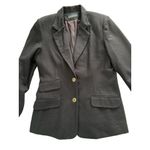 Herman Geist  Womens Blazer Jacket 100% Wool Lined Navy Blue Career Office 6P Photo 2