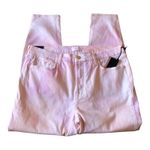 Jen 7 By 7 For All Mankind NWT High Waist Ankle Skinny Tie Dye Pale Pink Jean 16 Photo 5