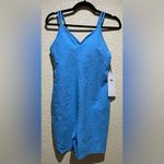 Alo Yoga NWT Alosoft Suns Out Onesie Azure Blue Size L Photo 4