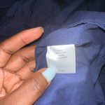 A loves A A love A Navy blue mini A-line dress with ruffles and pockets #bluedress #dress #AloveA #minidress #navybluedress Photo 3