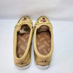 Minnetonka  Womens Sz 5.5 Leather Beaded Thunderbird Fringe Moccasin Loafers Photo 3
