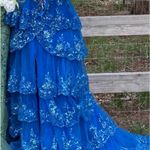 Sherri Hill Blue prom dress  Photo 1