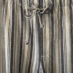 Gap sz S Women Wide Leg Relaxed Pull On Linen Blend Pants Boho Beachy Laggenlook Photo 9