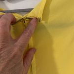 Vintage long yellow dress, handmade and lined with lace trim Gold Photo 4