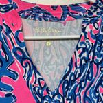Lilly Pulitzer  Vero Tunic Caught In The Coral Bright Colorful‎ Top Shirt Size S Photo 2