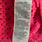 Abercrombie & Fitch  Hot Pink Crochet Knit Tank Top XS Photo 5