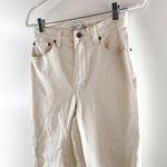 Abercrombie & Fitch Abercrombie The 90's Straight Curve Love Ultra High Rise Jeans Cream 6 Petite Photo 7