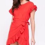 Etophe studios  Red Wrap Dress Photo 0