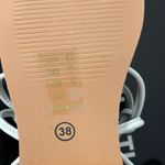 Pretty Little Thing  White Lace Up Gladiator Sandals NIB UK 5 US 7 Photo 7