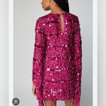 Nasty Gal Beaded Tassel Flare Sleeve Mini Dress Photo 3