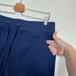 Torrid navy blue crop pull on skinny stretch poplin mid-rise pant size 00 (US 10/L) Photo 7