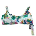 Sundazed Floral Bikini Swim Top Shirred Photo 2
