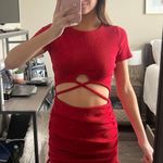 American Threads Red Dress Photo 0