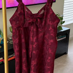 Victoria's Secret burgundy, short nightgown Photo 0