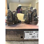 Circle G  Booties Size 5 Western Cut Outs Ankle Distressed‎ Black Cowgirl Rodeo Photo 4