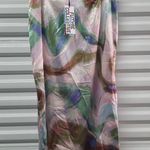 Future Collective Skirt Womens Size 12 Pink Green Marbled Ruched Party Sexy Photo 4