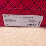 Tory Burch  Ivory and Green Knit Sneakers Photo 1