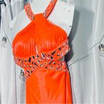 Beautiful Neon Coral Formal Dress Size 4 Photo 4
