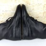 Stuart Weitzman Stepmistress Hidden Wedge Lace-up Bootie 6.5M Black Leather Goth Photo 9