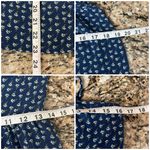 AUW Daisy Floral Milkmaid Mini Dress Blue Coquette Cottagecore Preppy Coastal L Size L Photo 5