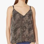 Seafolly Standard Printed Sleeveless Cami Cover Up Tank Top Safari Spot Black Photo 0